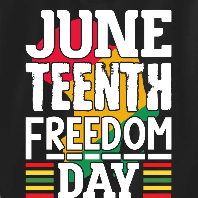 Juneteenth Freedom Day Kids Sweatshirt