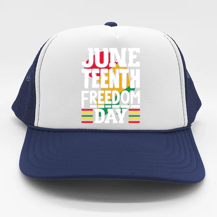 Juneteenth Freedom Day Trucker Hat