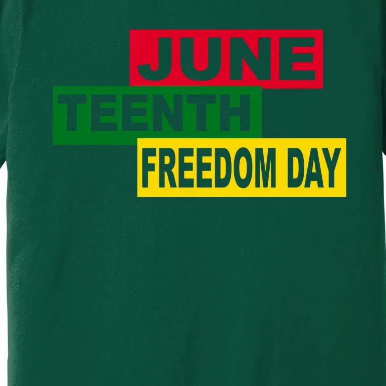 Juneteenth Freedom Day Premium T-Shirt