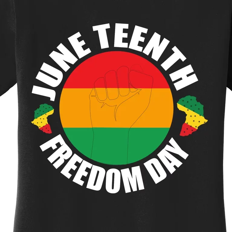 Juneteenth Freedom Day Pride Graphic Women's T-Shirt