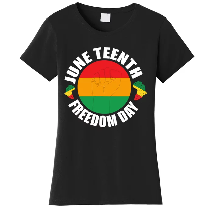 Juneteenth Freedom Day Pride Graphic Women's T-Shirt