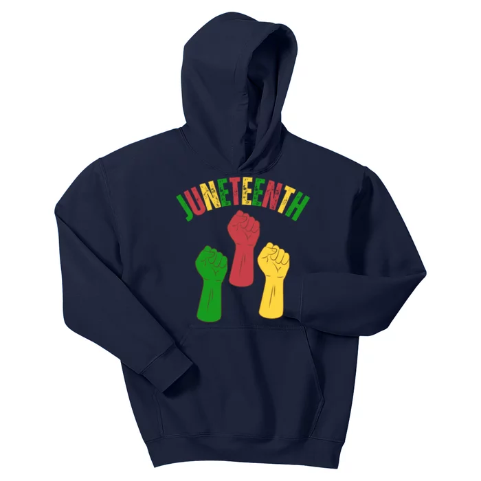 Juneteenth Freedom Day Black History American African Kids Hoodie