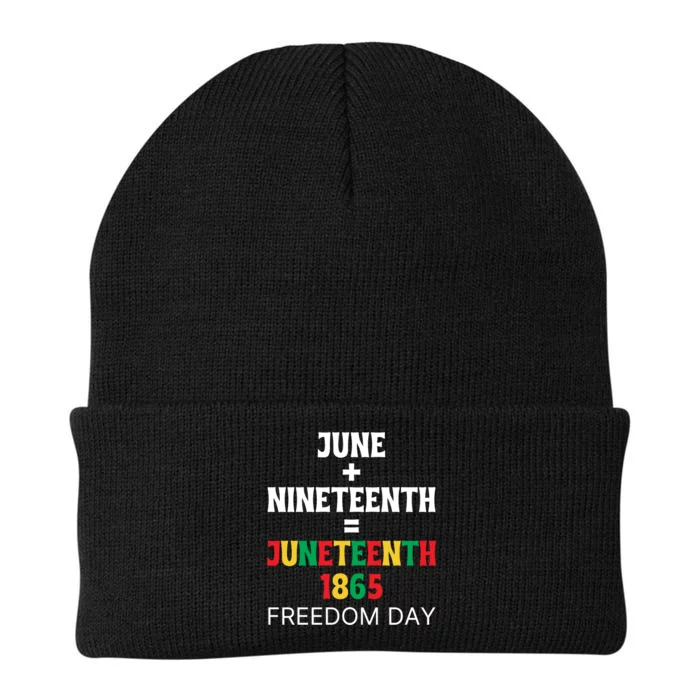 Juneteenth Freedom Day Celebration Knit Cap Winter Beanie