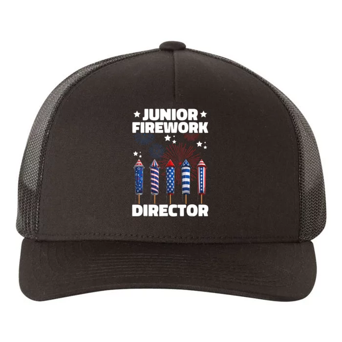 Junior Firework Director American 4th Of July Yupoong Adult 5-Panel Trucker Hat