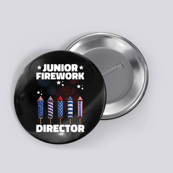 Junior Firework Director American 4th Of July Button