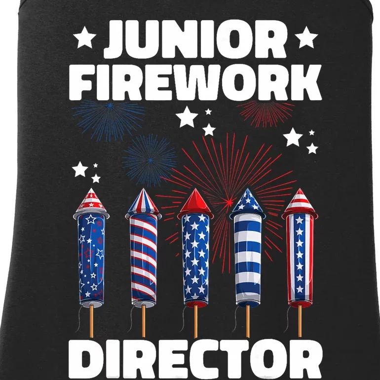 Junior Firework Director American 4th Of July Ladies Essential Tank