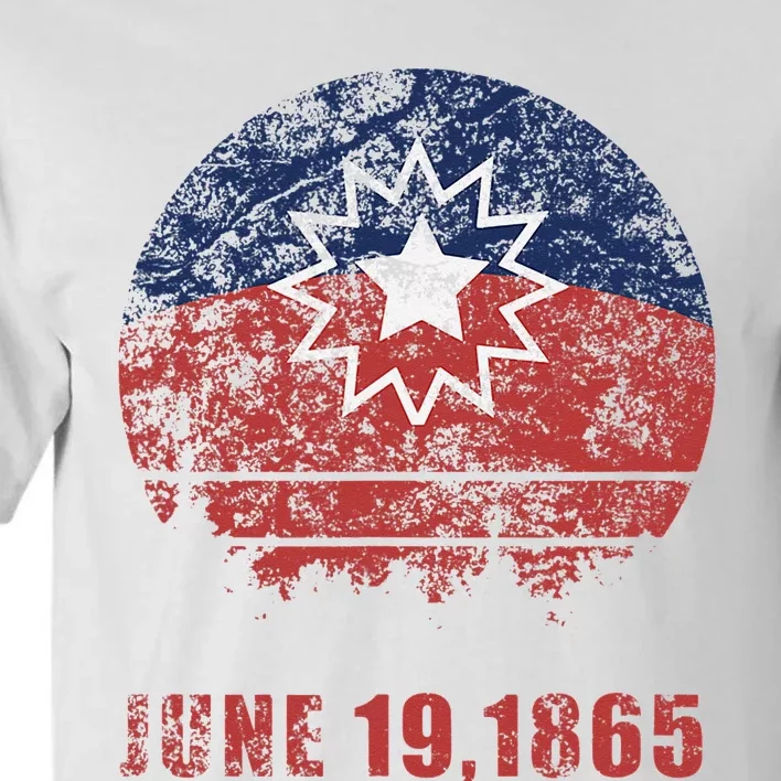 Juneteenth Freedom Day Flag Tall T-Shirt