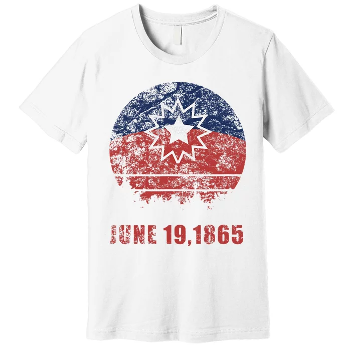 Juneteenth Freedom Day Flag Premium T-Shirt