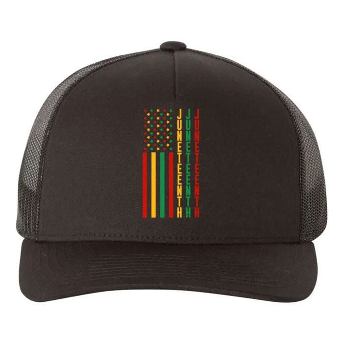 Juneteenth Freedom Day Yupoong Adult 5-Panel Trucker Hat