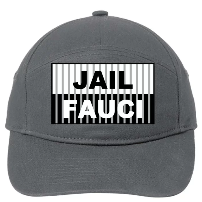 Jail Fauci Dr. Anthony Fauci 7-Panel Snapback Hat