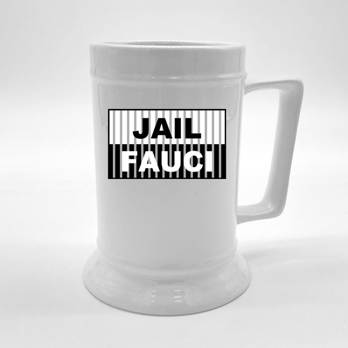 Jail Fauci Dr. Anthony Fauci Front & Back Beer Stein