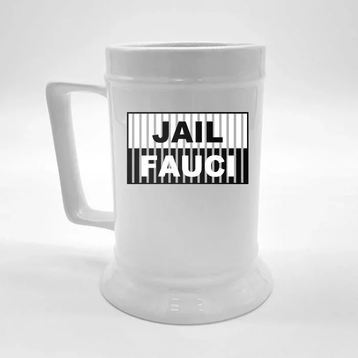 Jail Fauci Dr. Anthony Fauci Front & Back Beer Stein