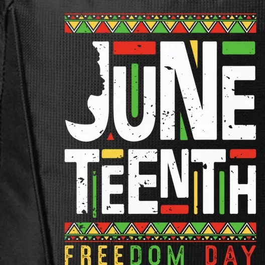 Juneteenth Freedom Day Melanin African Black History Month Gift City Backpack