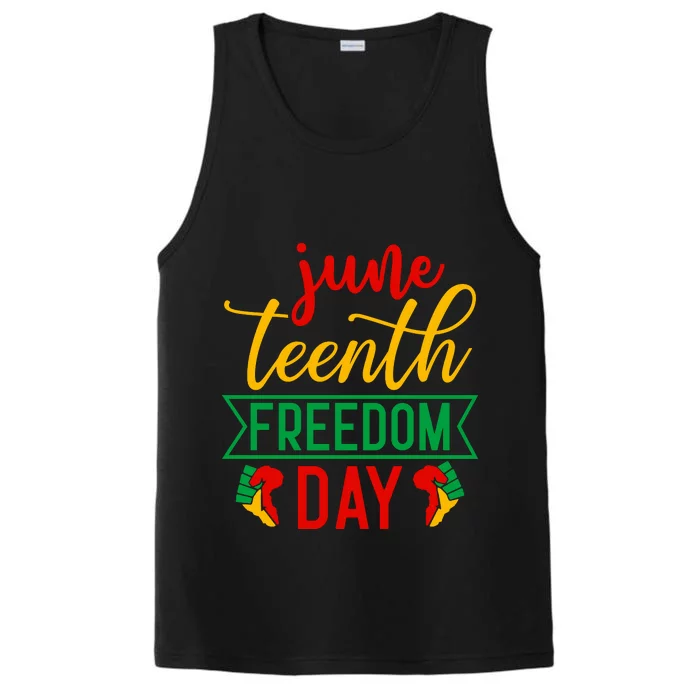 Juneteenth Freedom Day Celebration Performance Tank