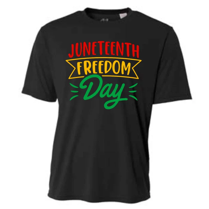 Juneteenth Freedom Day Celebration Cooling Performance Crew T-Shirt