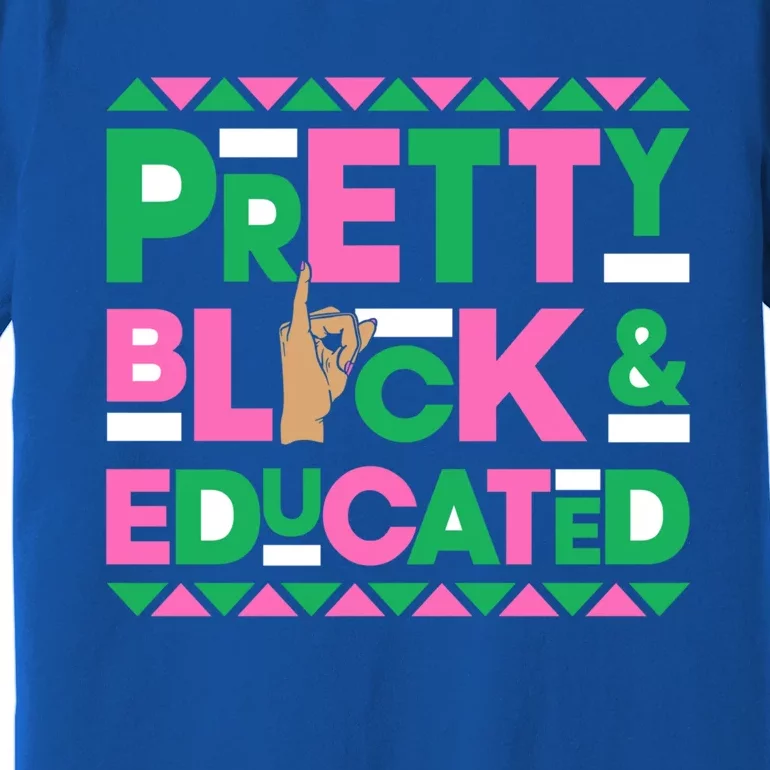 J15 Founder's Day Aka African Pretty Black Educated Gift Premium T-Shirt