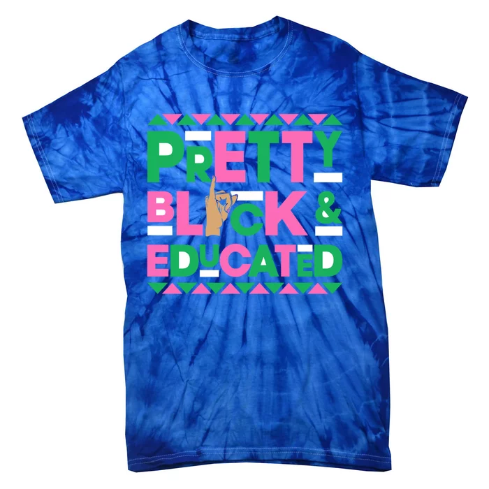 J15 Founder's Day Aka African Pretty Black Educated Gift Tie-Dye T-Shirt