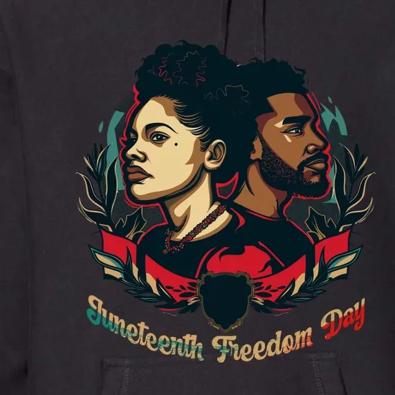 Juneteenth Freedom Day Celebration Graphic Premium Hoodie