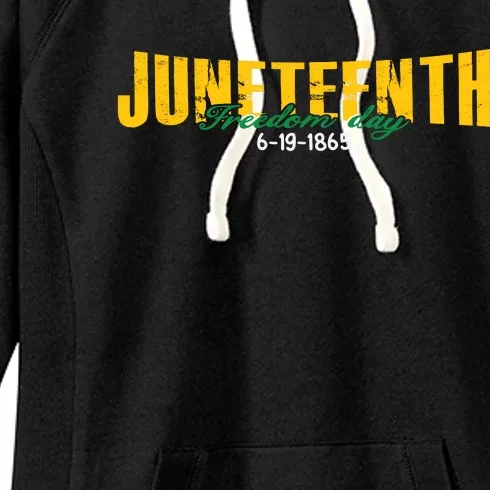 Juneteenth Freedom Day Commemoration Women's Fleece Hoodie