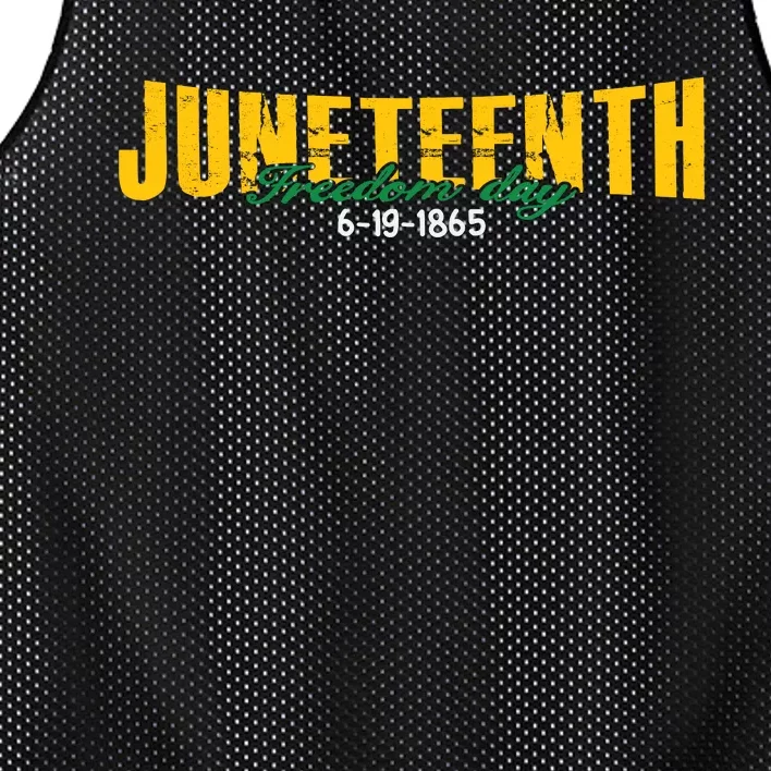 Juneteenth Freedom Day Commemoration Mesh Reversible Basketball Jersey Tank