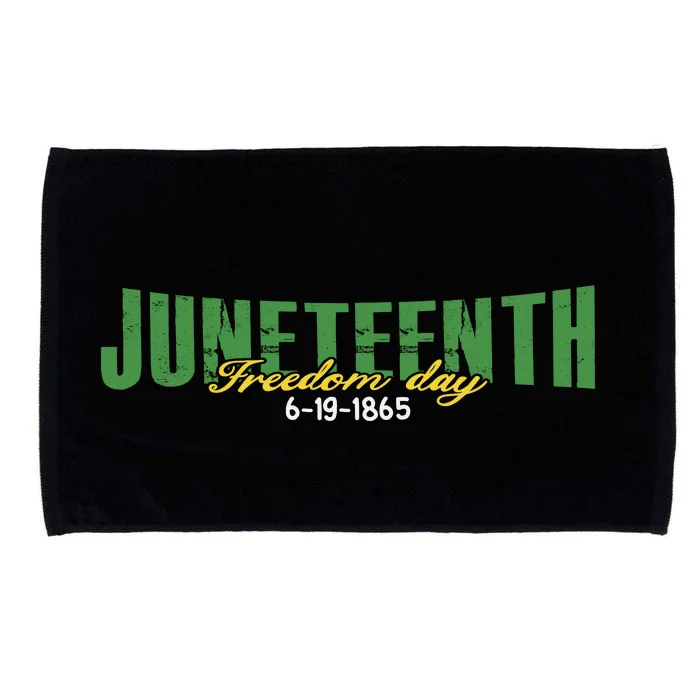 Juneteenth Freedom Day Commemorative Graphic Microfiber Hand Towel