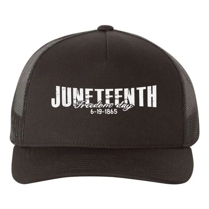 Juneteenth Freedom Day Celebration Yupoong Adult 5-Panel Trucker Hat