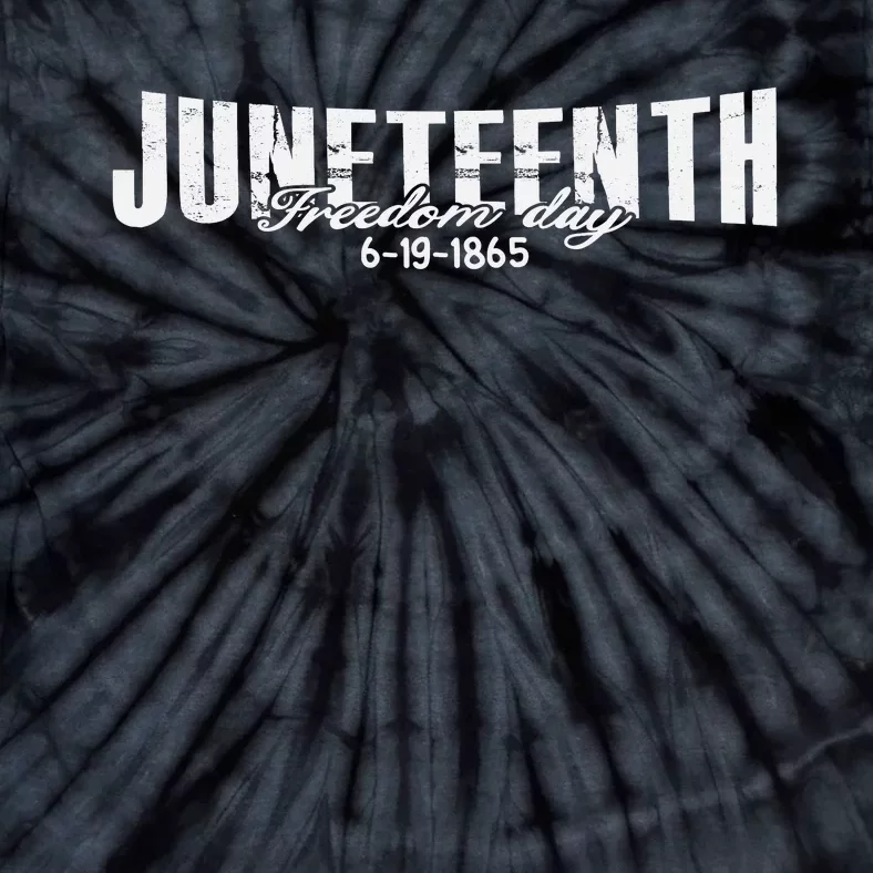 Juneteenth Freedom Day Celebration Tie-Dye T-Shirt