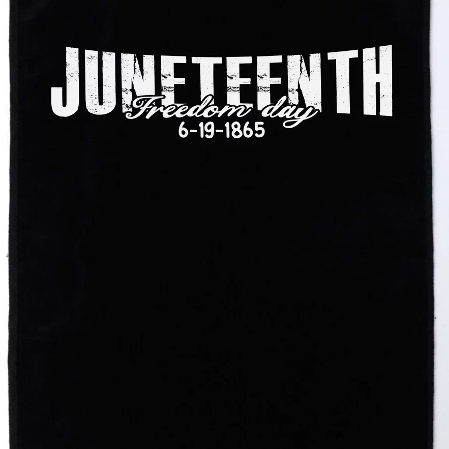 Juneteenth Freedom Day Celebration Platinum Collection Golf Towel