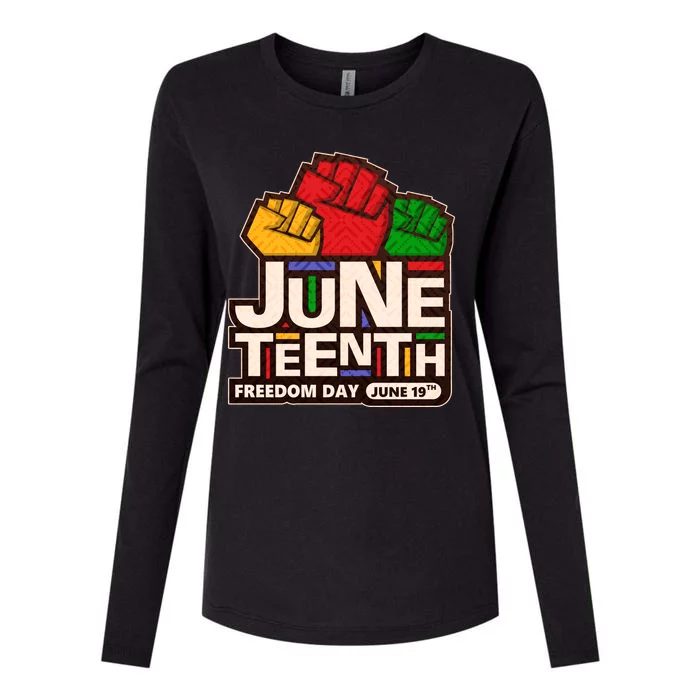 Juneteenth Freedom Day June 19th Womens Cotton Relaxed Long Sleeve T-Shirt