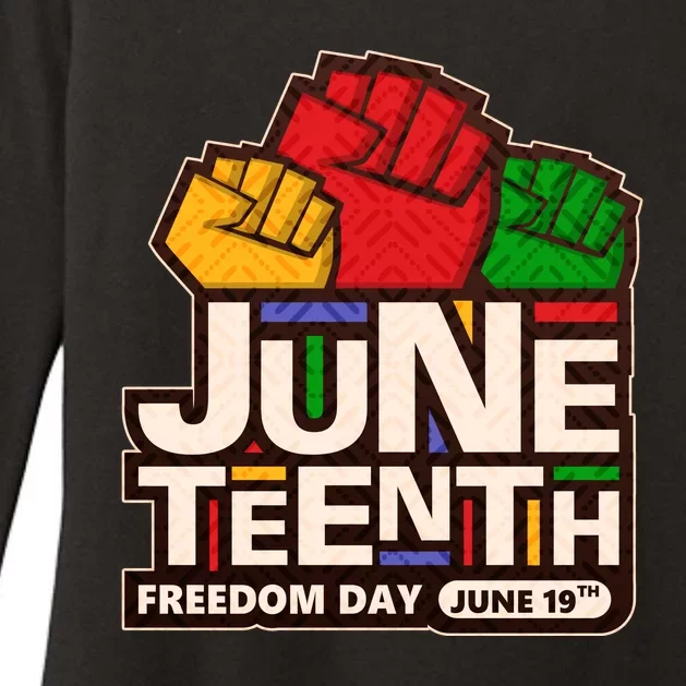 Juneteenth Freedom Day June 19th Womens CVC Long Sleeve Shirt