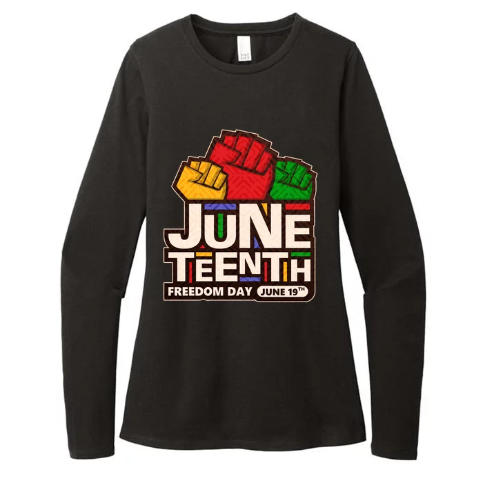 Juneteenth Freedom Day June 19th Womens CVC Long Sleeve Shirt