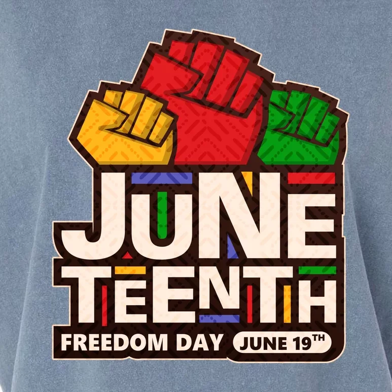 Juneteenth Freedom Day June 19th Garment-Dyed Women's Muscle Tee