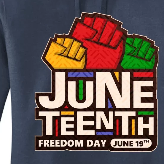 Juneteenth Freedom Day June 19th Women's Pullover Hoodie