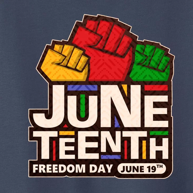 Juneteenth Freedom Day June 19th Toddler T-Shirt