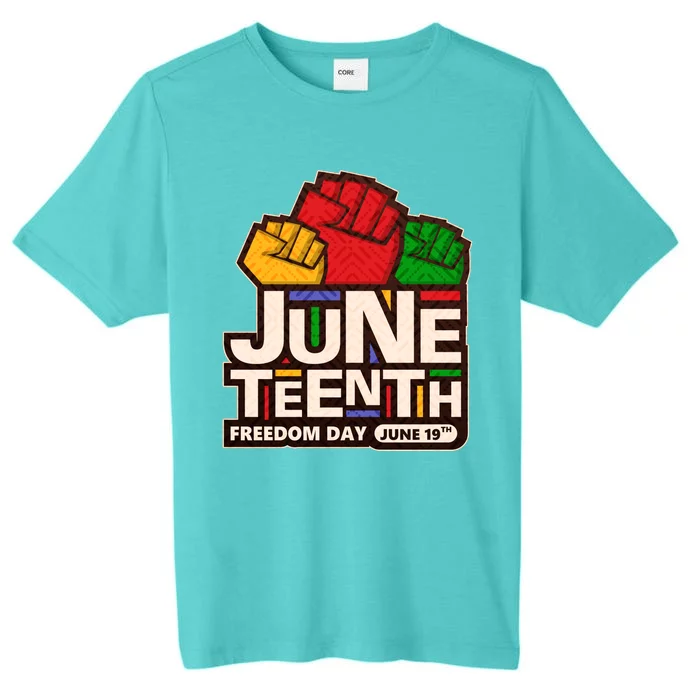 Juneteenth Freedom Day June 19th ChromaSoft Performance T-Shirt