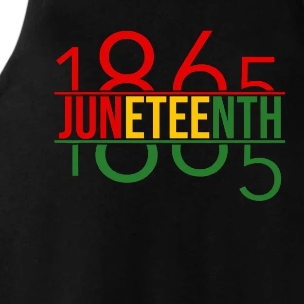 Juneteenth Freedom Day 1865 Ladies Tri-Blend Wicking Tank