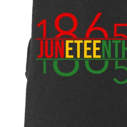 Juneteenth Freedom Day 1865 Doggie 3-End Fleece Hoodie