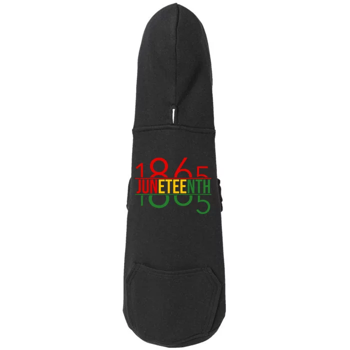 Juneteenth Freedom Day 1865 Doggie 3-End Fleece Hoodie