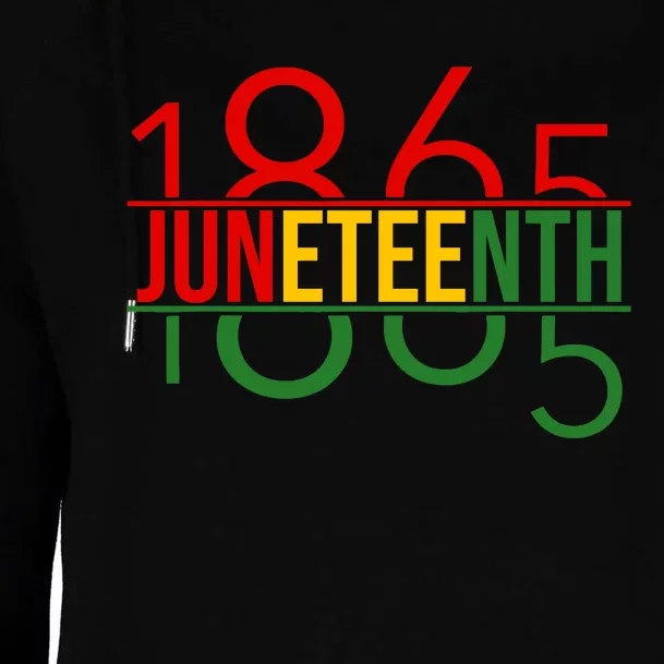 Juneteenth Freedom Day 1865 Womens Funnel Neck Pullover Hood