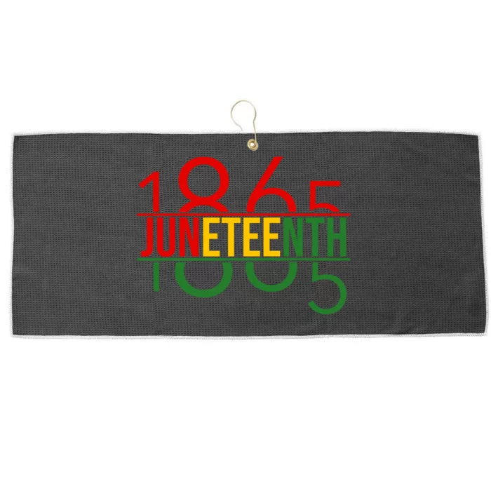 Juneteenth Freedom Day 1865 Large Microfiber Waffle Golf Towel