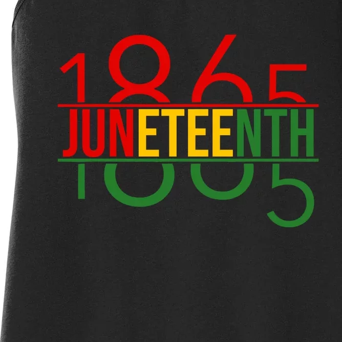 Juneteenth Freedom Day 1865 Women's Racerback Tank