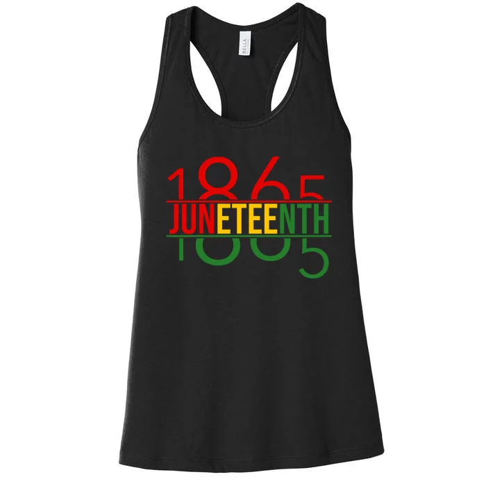 Juneteenth Freedom Day 1865 Women's Racerback Tank