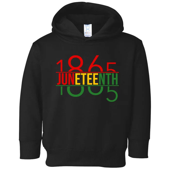 Juneteenth Freedom Day 1865 Toddler Hoodie