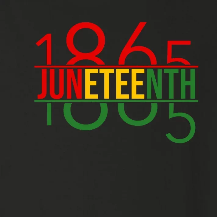 Juneteenth Freedom Day 1865 Toddler Long Sleeve Shirt