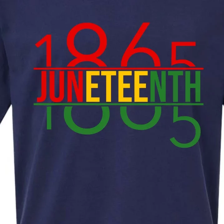 Juneteenth Freedom Day 1865 Sueded Cloud Jersey T-Shirt