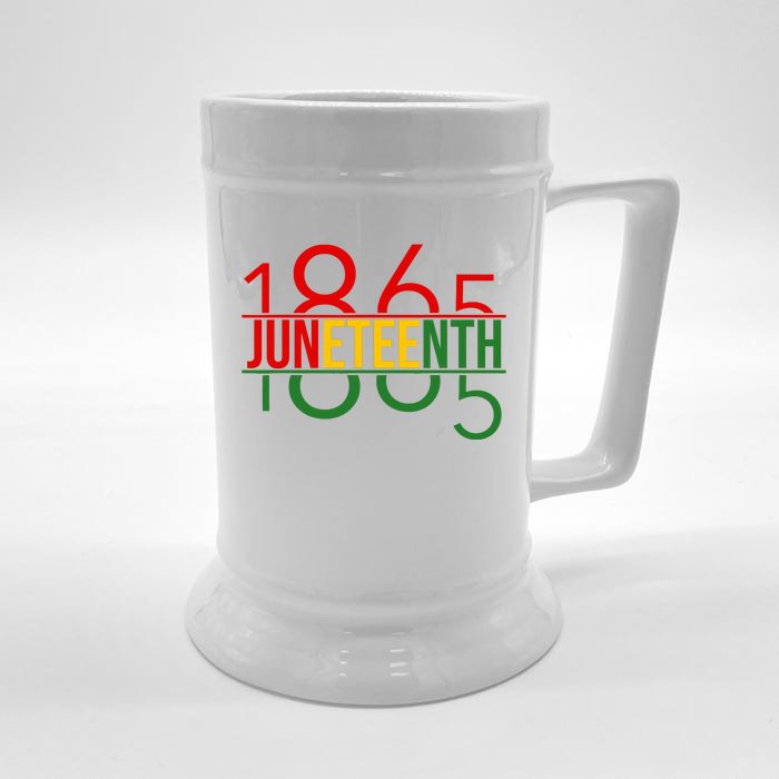 Juneteenth Freedom Day 1865 Front & Back Beer Stein