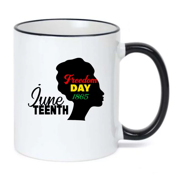 Juneteenth Freedom Day 1865 Black Color Changing Mug