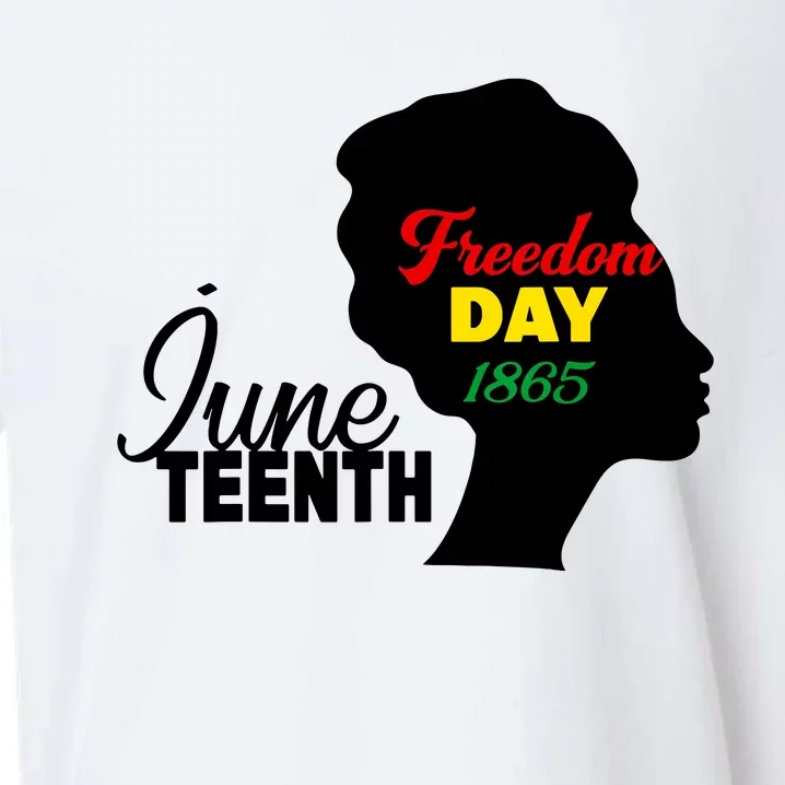 Juneteenth Freedom Day 1865 Sueded Cloud Jersey T-Shirt