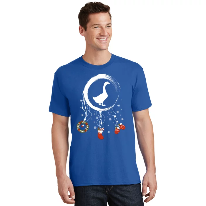 Joy Farm Dreamcatcher Merry Christmas Goose Gift T-Shirt