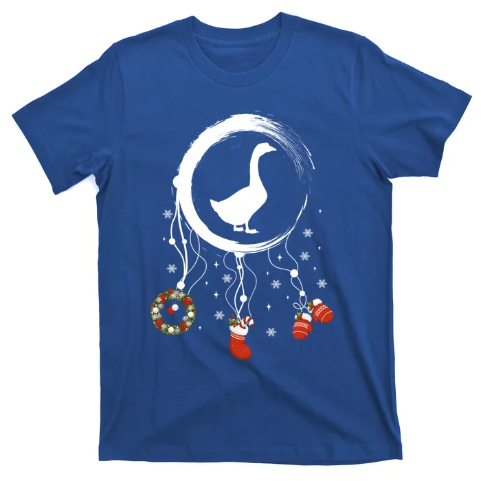 Joy Farm Dreamcatcher Merry Christmas Goose Gift T-Shirt